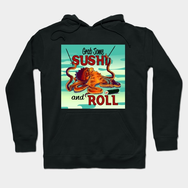 Sushi Roll Hoodie by Kimikim